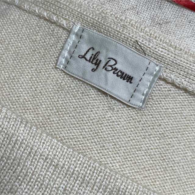 Lily Brown(リリーブラウン)のLily Brown♡レース切り替えニット レディースのトップス(ニット/セーター)の商品写真