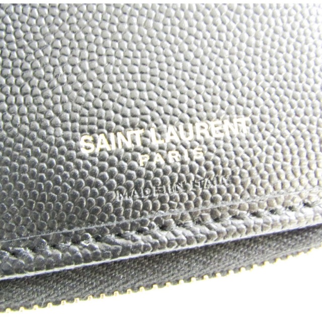 Saint Laurent(サンローラン)のサン・ローラン(Saint Laurent)レザー 財布（二つ折り） ブラック レディースのファッション小物(財布)の商品写真