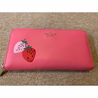 ケイトスペードニューヨーク(kate spade new york)のケイトスペード長財布　ピンクいちご(財布)