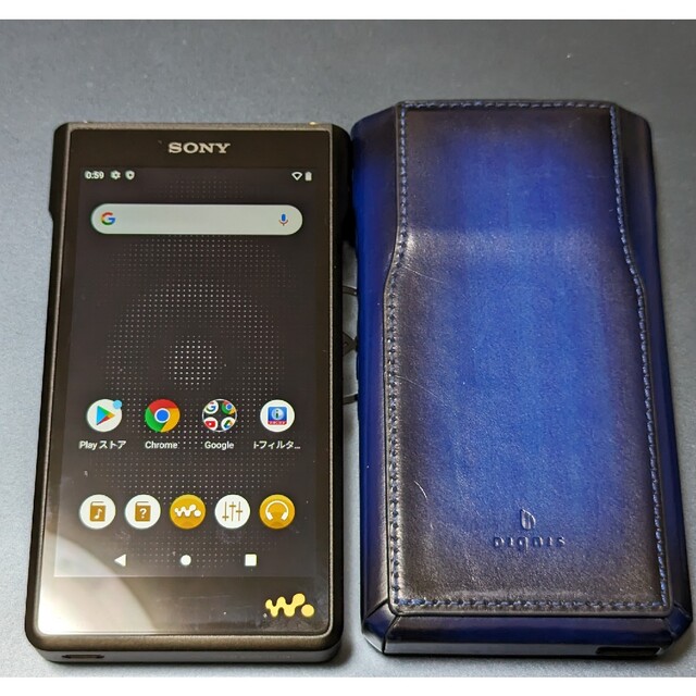 SONY NW-WM1Z 美品 DIGNISブラウンケース付き