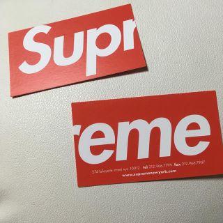 シュプリーム(Supreme)のニューヨーク店 ショップカード(その他)