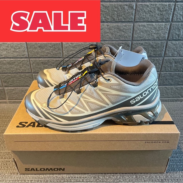 【即日発送】 Salomon XT-6 GTX khaki 27.5cm