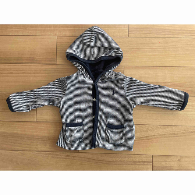 Ralph Lauren(ラルフローレン)のラルフローレン　リバーシブル　パーカー　サイズ70 キッズ/ベビー/マタニティのベビー服(~85cm)(ジャケット/コート)の商品写真