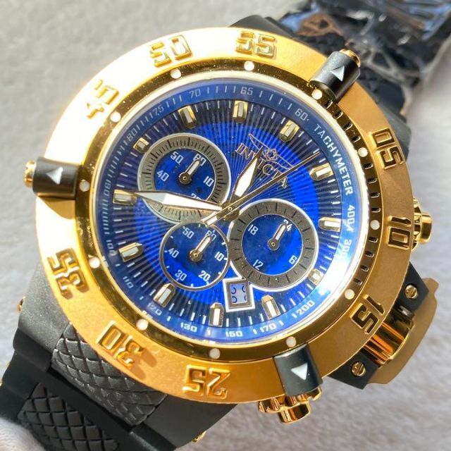 INVICTAサブアクア メンズ腕時計クロノグラフ 定価18.4万 - 通販