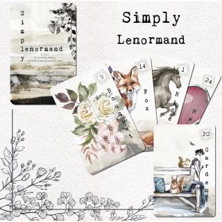 海外製 シンプリー ルノルマン＆星座オラクルカード(趣味/スポーツ/実用)