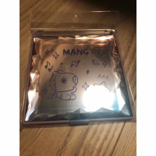 ビーティーイシビル(BT21)の公式　BT21 PURPLE オーロラミラー  MANG. ミラー(キャラクターグッズ)