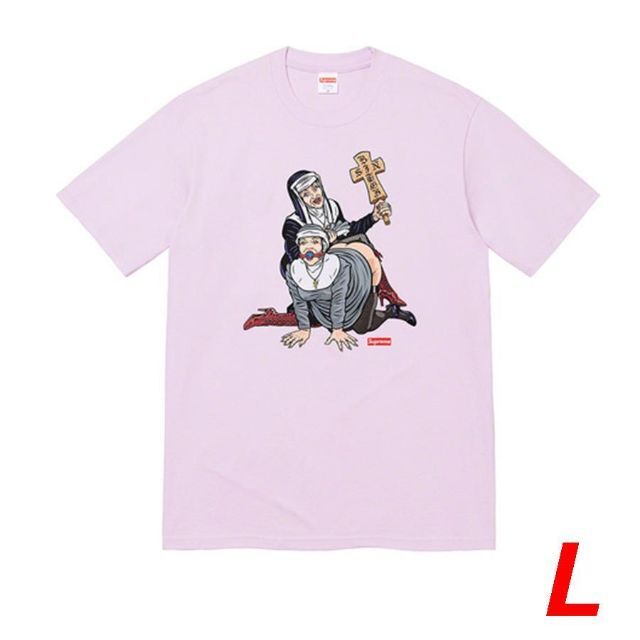 新品Supreme Nuns Tee Light Purple L [FW22]