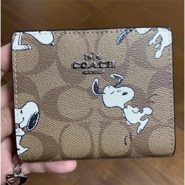 COACH X PEANUTS コーチ スヌーピーコラボ 二つ折り財布