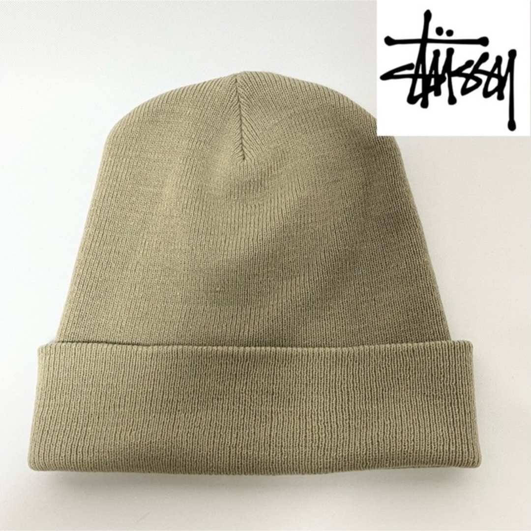超希少 90s old stussy ツバ付き ニット帽 ビーニー-