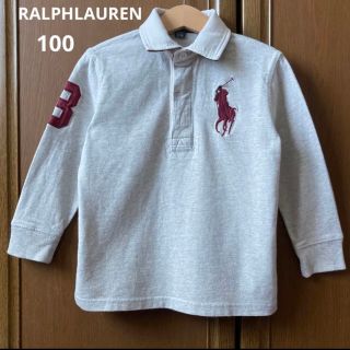 ラルフローレン(Ralph Lauren)の専用！ラルフローレン　長袖　スリット入り　シャツ　ビッグポニー 100 (Tシャツ/カットソー)