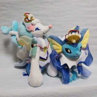 ポケモンセンターアシレーヌ　シャワーズoceanic operettaぬいぐるみ(キャラクターグッズ)