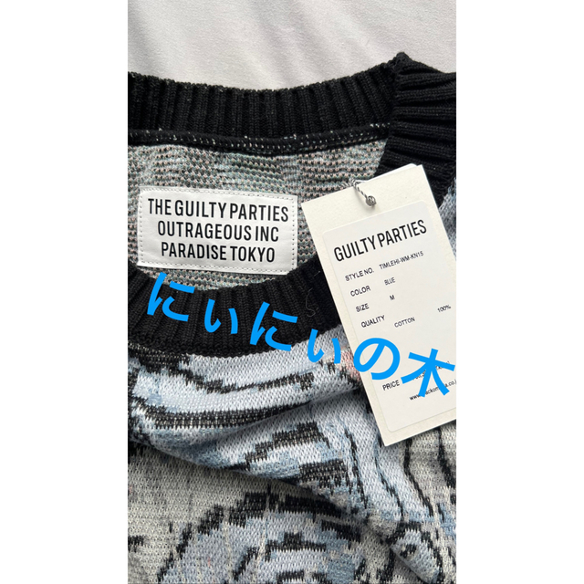 WACKO MARIA/TIM LEHI ジャガーニット Mサイズ | site.wellbepharma.com.br