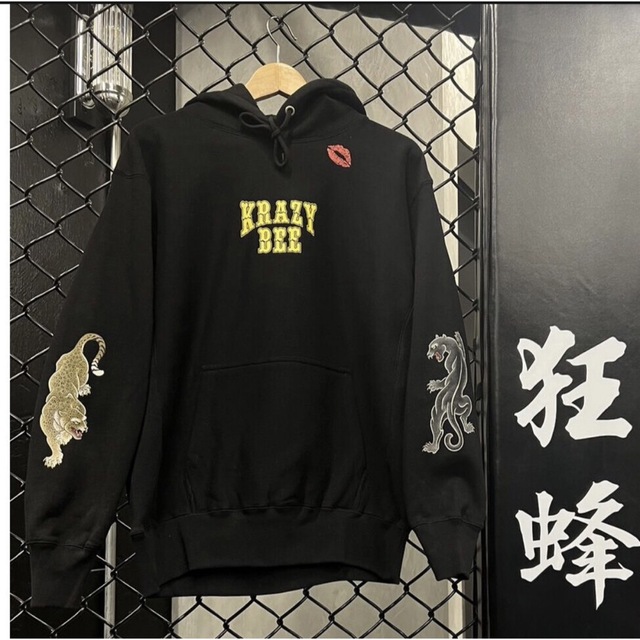 Krazy Bee Leo-panther HOODIE パーカー