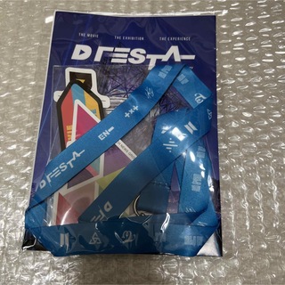 DFESTA 入場特典 スペシャル キット ストラップ ブルー 青 カードケース(K-POP/アジア)