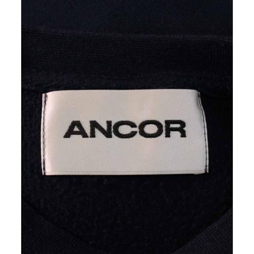 Anker(アンカー)のANCOR アンカー スウェット S 紺 【古着】【中古】 メンズのトップス(スウェット)の商品写真