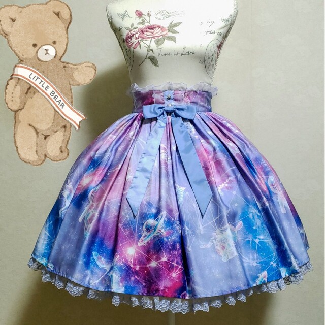 Angelic Pretty(アンジェリックプリティー)の【最終値下げ！】Dreamy Planetarium(スカート) レディースのスカート(ひざ丈スカート)の商品写真