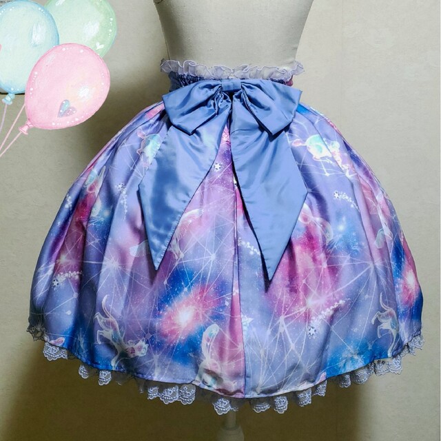 Angelic Pretty(アンジェリックプリティー)の【最終値下げ！】Dreamy Planetarium(スカート) レディースのスカート(ひざ丈スカート)の商品写真