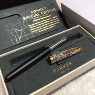 パーカー(Parker)の☆限定 新品未使用 パーカー 万年筆 ソネット トランジットGT ニブF☆(ペン/マーカー)