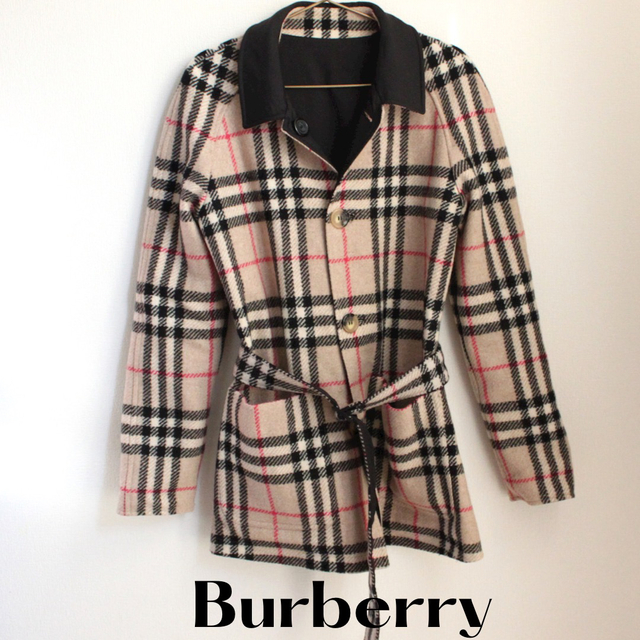 直営店に限定 BURBERRY Burberry コート リバーシブルノバチェックジャケット バーバリー その他