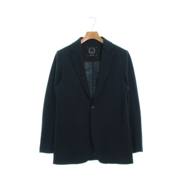 T-jacket ティージャケット テーラードジャケット M 紺 【古着】【中古