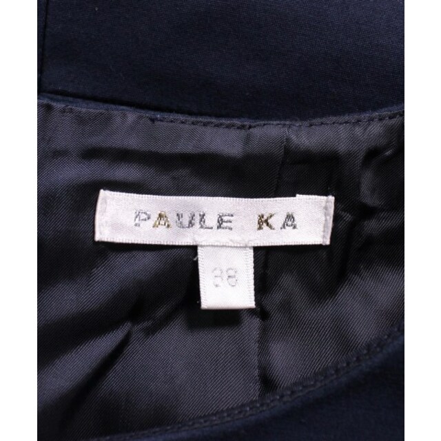 PAULE KA(ポールカ)のPAULE KA ポールカ ワンピース 38(S位) 紺x黒 【古着】【中古】 レディースのワンピース(ひざ丈ワンピース)の商品写真