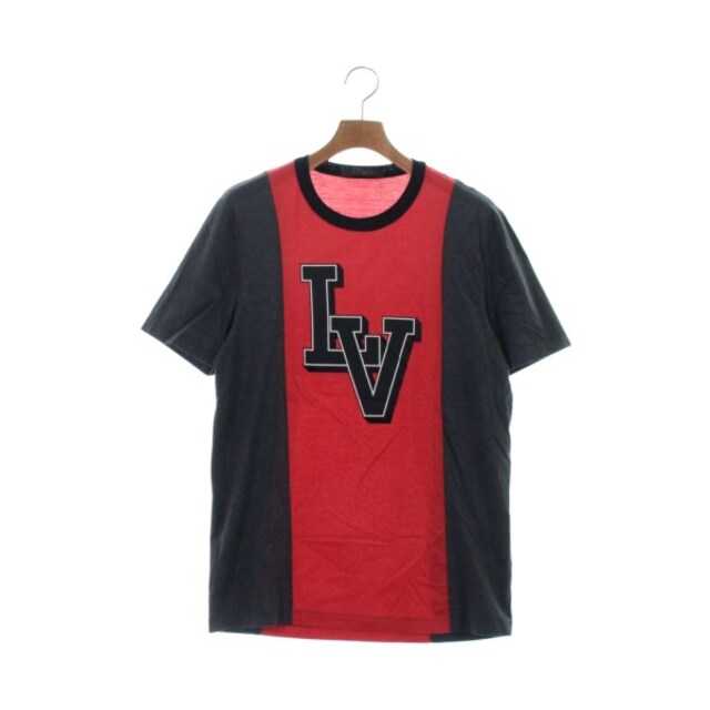 LOUIS VUITTON ルイヴィトン Tシャツ・カットソー M 赤xグレーあり光沢