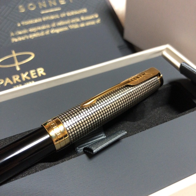 Parker   新品未使用 パーカー ソネットプレミアム シルバー&ブラック