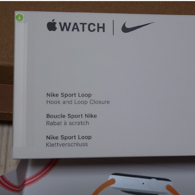 Apple(アップル)のApple Watch Nikeスポーツループ ブラック/サミットホワイト 41 スマホ/家電/カメラのスマホアクセサリー(その他)の商品写真