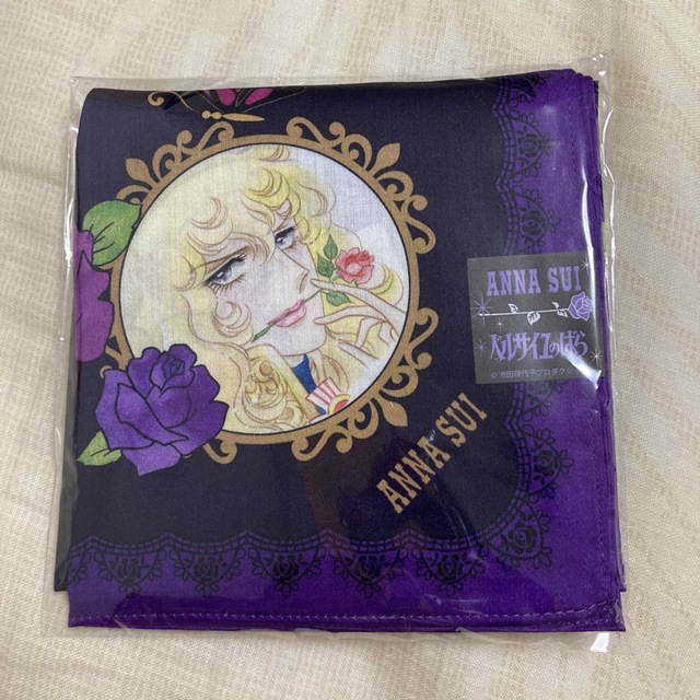 ANNA SUI(アナスイ)のベルサイユのばら　ANNA SUI アナスイ　オスカル　ハンカチ レディースのファッション小物(ハンカチ)の商品写真