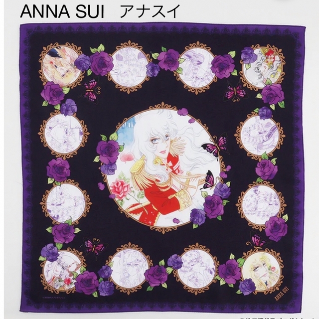 ANNA SUI(アナスイ)のベルサイユのばら　ANNA SUI アナスイ　オスカル　ハンカチ レディースのファッション小物(ハンカチ)の商品写真