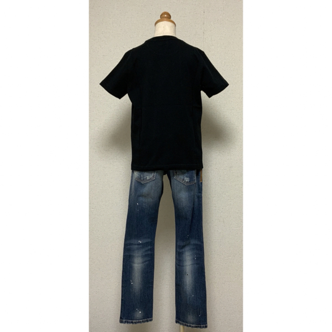 DSQUARED2(ディースクエアード)の洗練されたデザイン　DSQUARED2　D2KIDS　Tシャツ　ブラック　4Y キッズ/ベビー/マタニティのキッズ服男の子用(90cm~)(Tシャツ/カットソー)の商品写真