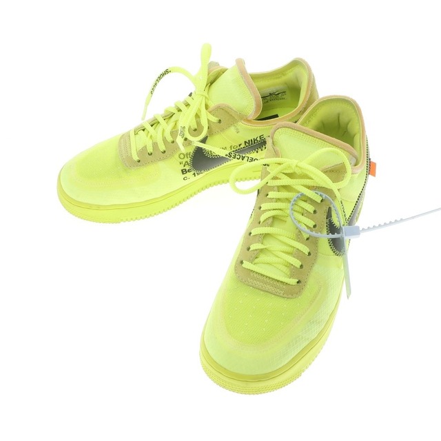 オフホワイト OFF-WHITE THE 10 : NIKE AIR FORCE 1 LOW エアフォースワン スニーカー【サイズ27.5cm】【メンズ】