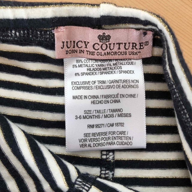 Juicy Couture(ジューシークチュール)の3〜6M ジューシークチュール セットアップ キッズ/ベビー/マタニティのベビー服(~85cm)(ニット/セーター)の商品写真