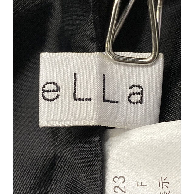 美品  eLLa ジャガードチュニック 半袖ブラウス    レディース F レディースのトップス(シャツ/ブラウス(長袖/七分))の商品写真