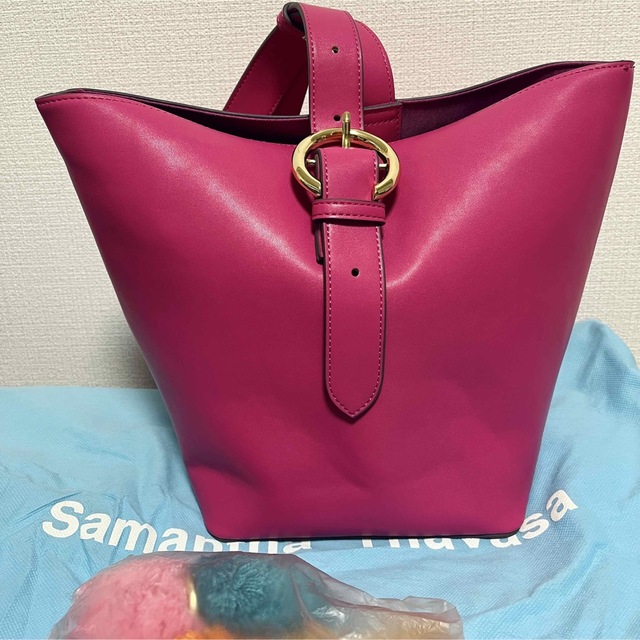 Samantha Vega(サマンサベガ)のSamantha Vega バケツ型バッグ フューシャピンク レディースのバッグ(ショルダーバッグ)の商品写真