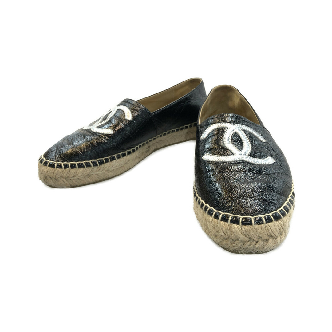 魅力の スリッポン CHANEL シャネル - CHANEL エスパドリーユ 37