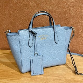 グッチ(Gucci)のGUCCI グッチ レザーハンドバッグ 2way スウィングミニ レディース(ショルダーバッグ)