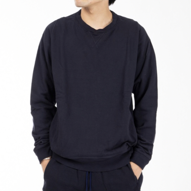 nonnative(ノンネイティブ)のnonnative DWELLER CREW OVERDYED NAVY メンズのトップス(スウェット)の商品写真