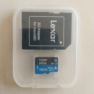 256GB  microSDカード マイクロSDXC アダプタ付  クラス10(その他)