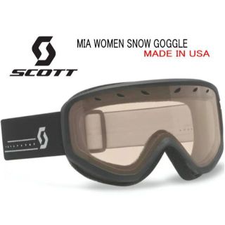 スコット(SCOTT)のスコット　USA SCOTT MIA レディス スノーゴーグル　黒 　激安(その他)