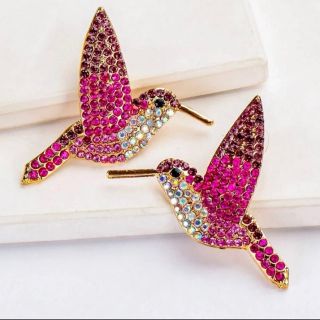 ハチドリ♡ビジューピアス(ピアス)