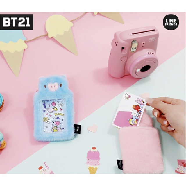 BT21フォトカードキーホルダー ver 2もこもこ　7種類セット