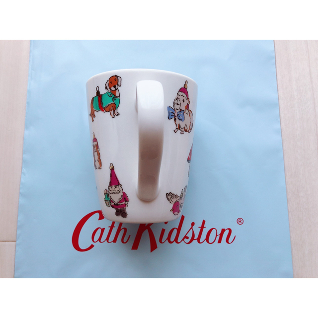 Cath Kidston(キャスキッドソン)の【新品未使用】キャスキッドソン スタンリーマグ ノベルティボープル インテリア/住まい/日用品のキッチン/食器(食器)の商品写真