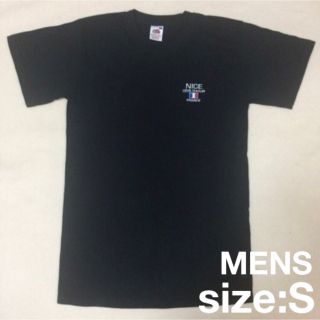 【未使用】 フランス ニース メンズTシャツ サイズS 地中海 ビーチ NICE(Tシャツ/カットソー(半袖/袖なし))