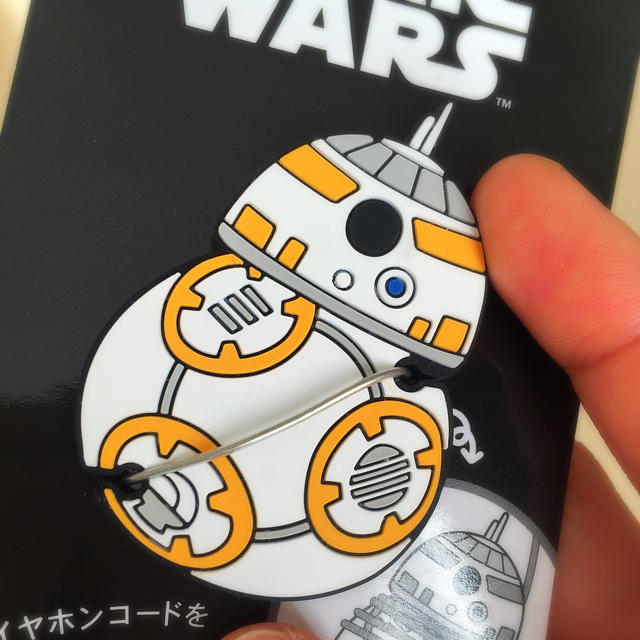 Disney(ディズニー)のスターウォーズ BB-8 イヤホンコードマネージャー スマホ/家電/カメラのスマホアクセサリー(その他)の商品写真