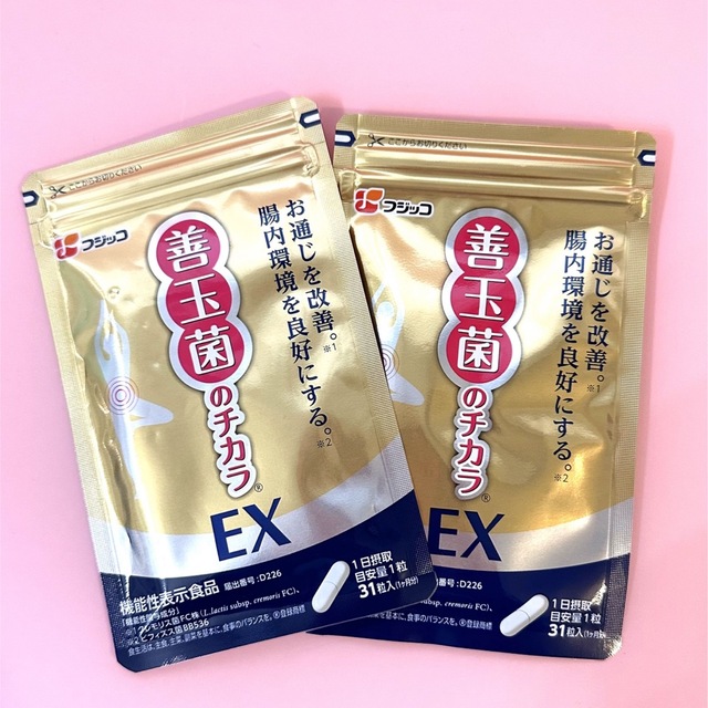 フジッコ　善玉菌のチカラE X  31粒入　2袋セット