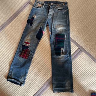 POLO JEANS ポロジーンズ ペインターデニムパンツ ワーク インディゴブルー (メンズ 33X32)   N8529