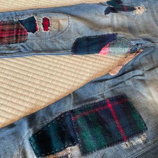 「POLO RALPH LAUREN ポロラルフローレン パッチワークデニム