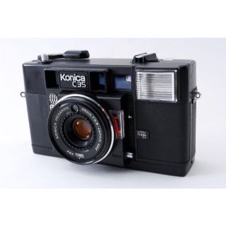 コニカミノルタ(KONICA MINOLTA)の✨完動品✨昭和レトロなエモい写り KONICA C35 AF ジャスピンコニカ(フィルムカメラ)