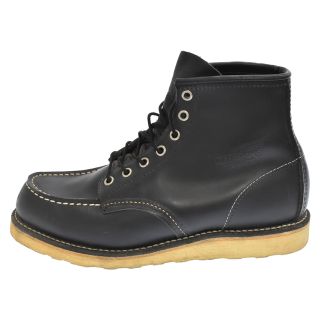 レッドウィング(REDWING)のRED WING レッド ウイング CLASSIC MOC TOE クラシックモックトゥ レザー レースアップ ブーツ ブラック 08179(ブーツ)